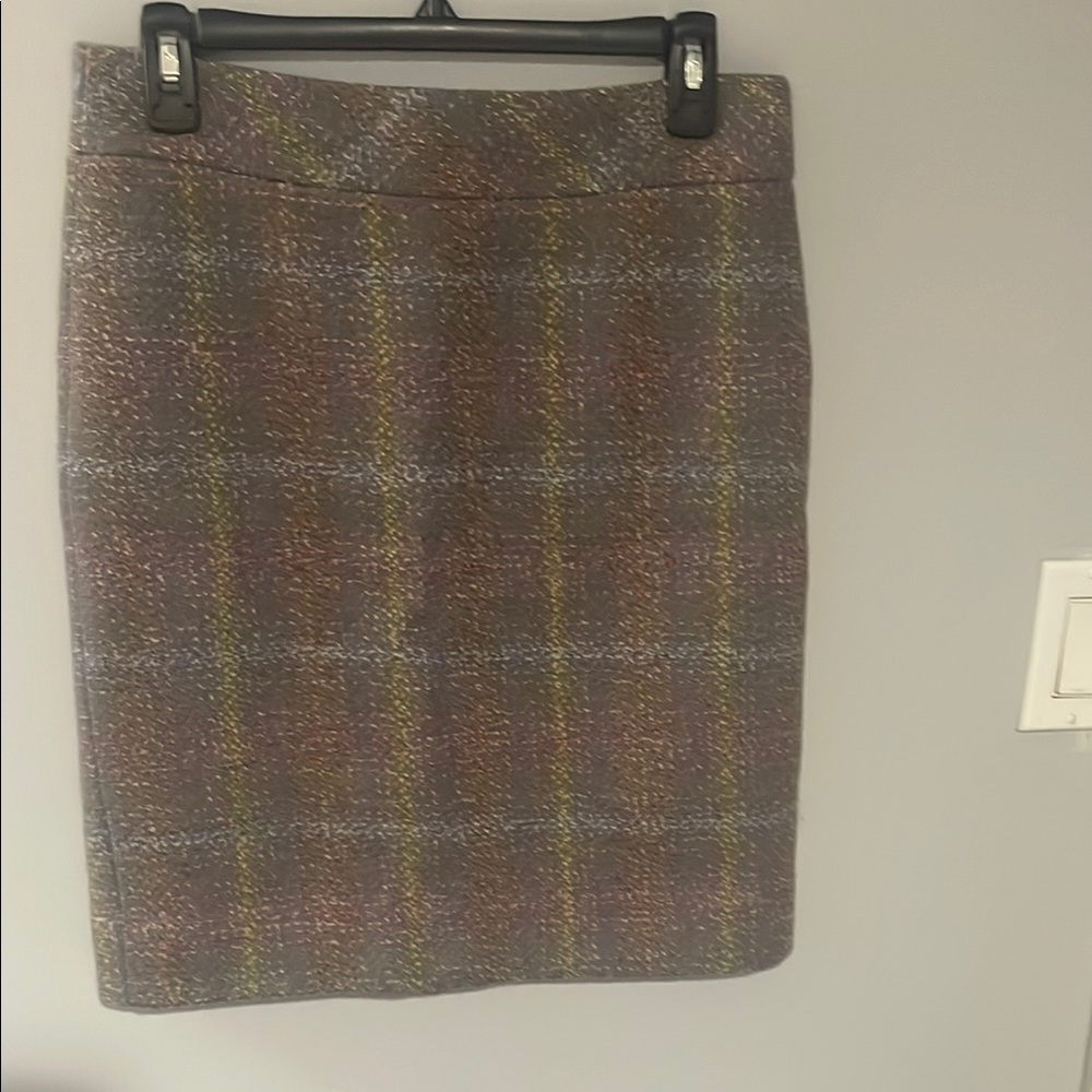 J. Crew Multicolor Plaid Pencil Skirt
100% wool